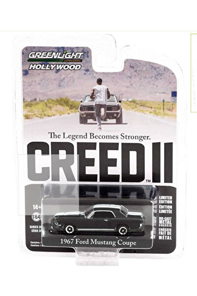1_org_zoom-7642.jpg 1:64 Creed II - 1967 Ford Masteng Coupe Koleksiyon Model Araba - Görsel 1