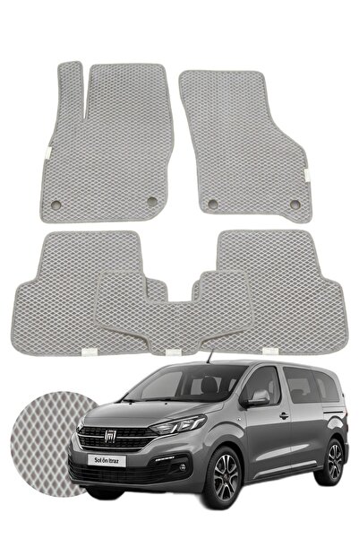 1_org_zoom-77.jpg Fiat Scudo 2022 ve sonrası Uyumlu Premium Eva Oto Paspas Özelleştirilebilir Kenar Rengi - Gri - Görsel 1