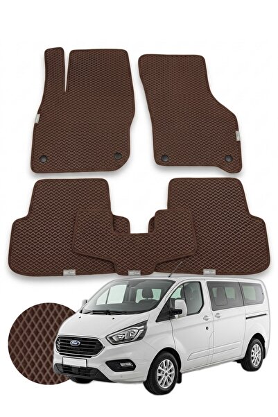 1_org_zoom-7940.jpg Ford Tourneo Custom 2012-2023 Uyumlu Premium Eva Oto Paspas Özelleştirilebilir Kenar Rengi - Kahverengi - Görsel 1