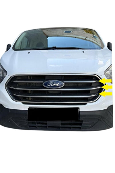 1_org_zoom-7950.jpg FORD CUSTOM 2018+ ARACA ÖZEL KROM ÖN PANJUR A+ - Görsel 1