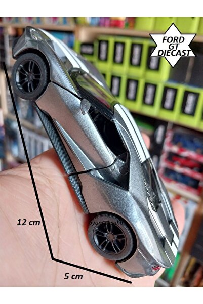 1_org_zoom-8108.jpg Ford Gt Model Araba Diecast Koleksiyon Metal Lisanslı Ford Kapılar Açılır - Görsel 1