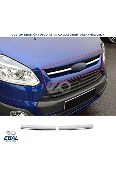 1_org_zoom-8244.jpg Tourneo Custom Krom Ön Panjur 2 Prç. 2012 Ve Üzeri P.çelik - Görsel 1
