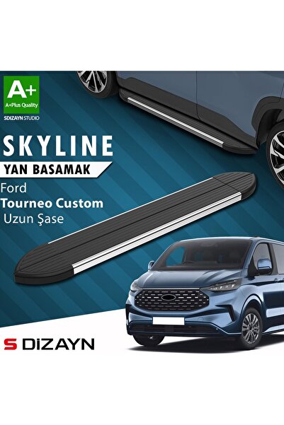 1_org_zoom-8325.jpg S-Dizayn Ford Tourneo Custom 2 Skyline Krom Yan Basamak 263 Cm 2023 Üzeri A+ Kalite - Görsel 1