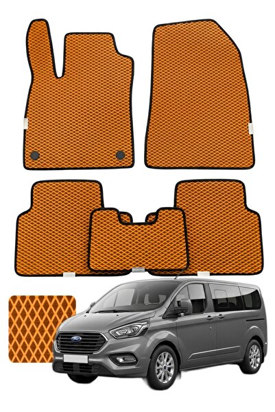 1_org_zoom-8520.jpg Ford Tourneo Custom 2023 ve sonrası Özelleştirilebilir Premium Eva Oto Paspas Seti - Turuncu - Görsel 1