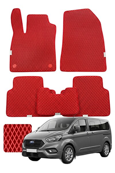 1_org_zoom-8671.jpg Ford Tourneo Custom 2023 ve sonrası Özelleştirilebilir Premium Eva Oto Paspas Seti - Kırmızı - Görsel 1