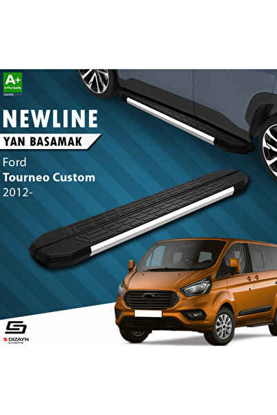 1_org_zoom-8714.jpg S-dizayn Ford Tourneo Uyumlu Custom Kısa Şase Newline Krom Yan Basamak 209 Cm 2012-2023 A Kalite - Görsel 1