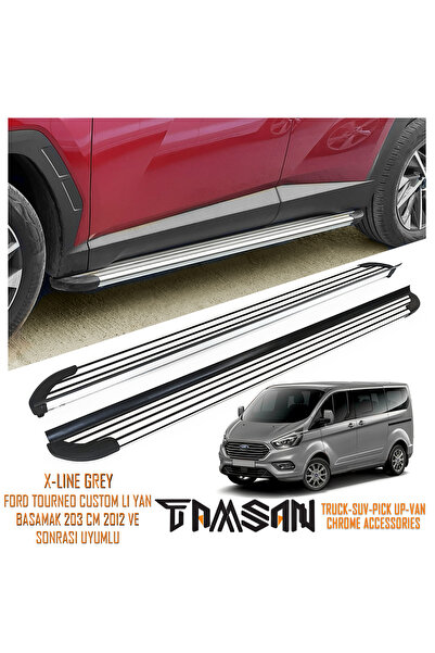 1_org_zoom-8869.jpg FORD TOURNEO CUSTOM L1 X-LINE MODEL YAN BASAMAK GRI 203 CM 2012 VE SONRASI UYUMLU - Görsel 1
