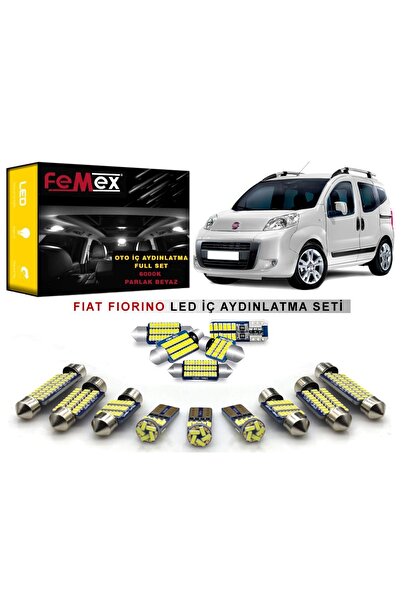 1_org_zoom-9650.jpg Fiat Fiorino Model Için Led Iç Aydınlatma Ampul Seti Parlak Beyaz - Görsel 1