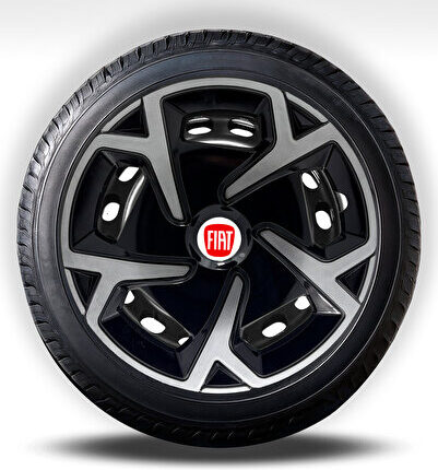 Fiat Araçlar İçin Universal 15" inç 4 Adet 1 Takım Jant Kapağı ( Egea Linea Punto Fiorino ... ) 102