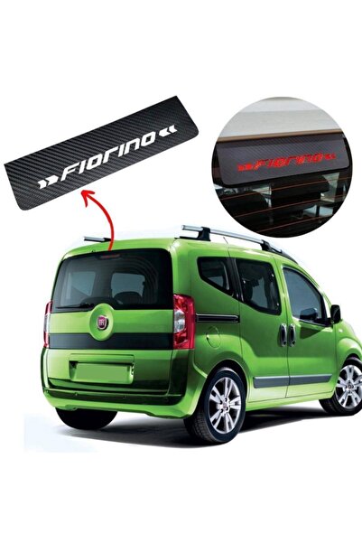 1_org_zoom-9701.jpg Fiat Fiorino Karbon Arka Fren Stop Lambası Sticker - Görsel 1