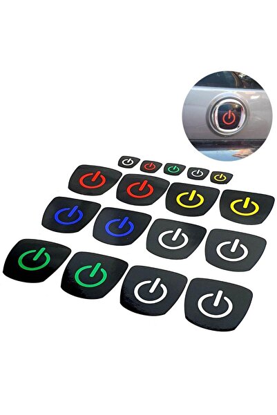 1_org_zoom-9819.jpg Fiat Fiorino Logo Içi Power Buton Sticker 3 Lü Set - Görsel 1
