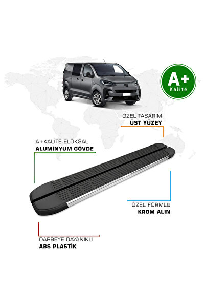 1_org_zoom-994.jpg Fiat Scudo Yan Basamak Kısa Şasi 2022 Model ve Sonrası S-Line Krom - Görsel 1
